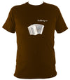 Castagnari Tommy Melodeon T-Shirt - T-shirt - Dark Chocolate - Mudchutney