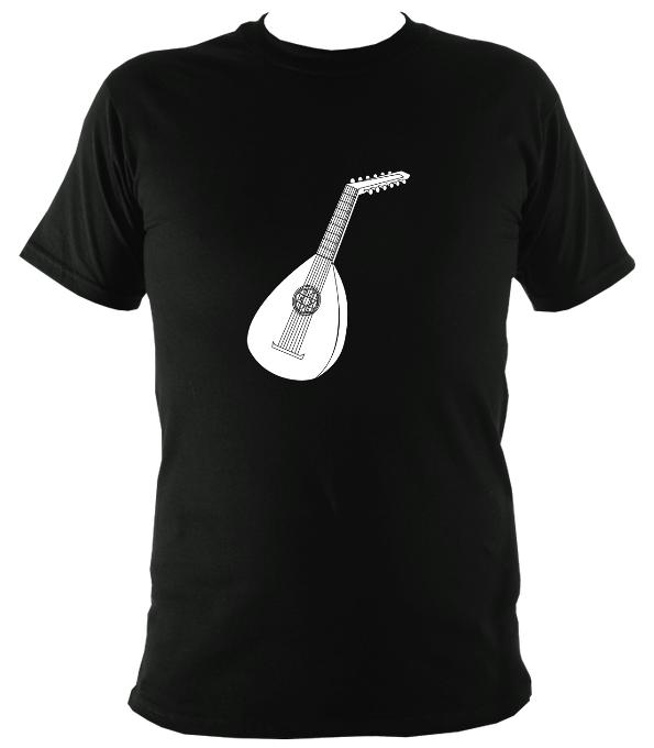 Old Style Mandolin T-Shirt - T-shirt - Black - Mudchutney