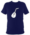 Old Style Mandolin T-Shirt - T-shirt - Navy - Mudchutney