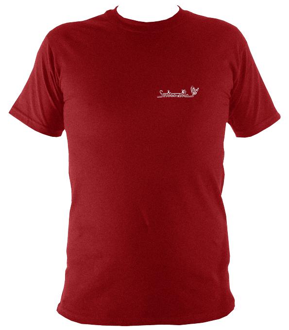 Saltarelle Logo T-shirt - T-shirt - Antique Cherry Red - Mudchutney