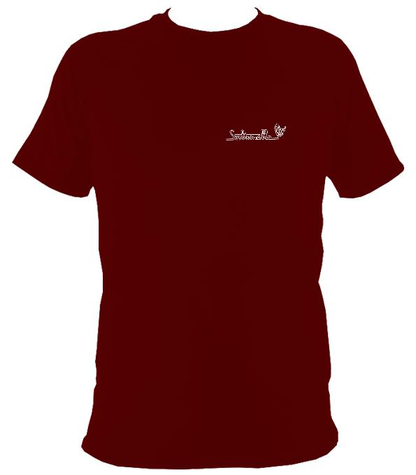 Saltarelle Logo T-shirt - T-shirt - Maroon - Mudchutney