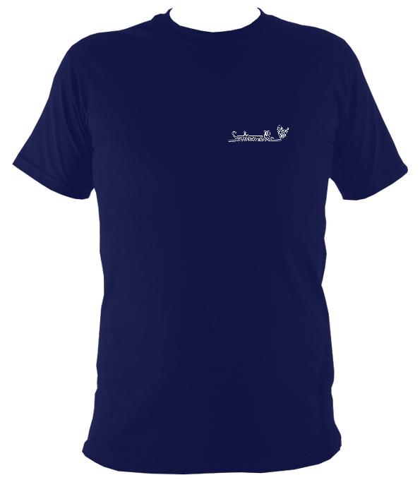 Saltarelle Logo T-shirt - T-shirt - Navy - Mudchutney