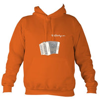 Castagnari Lilly Melodeon Hoodie-Hoodie-Burnt orange-Mudchutney