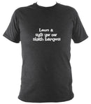 Cornish My Hovercraft Is Full of Eels T-Shirt - T-shirt - Dark Heather - Mudchutney
