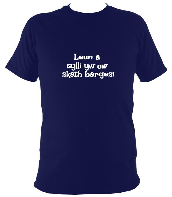 Cornish My Hovercraft Is Full of Eels T-Shirt - T-shirt - Navy - Mudchutney