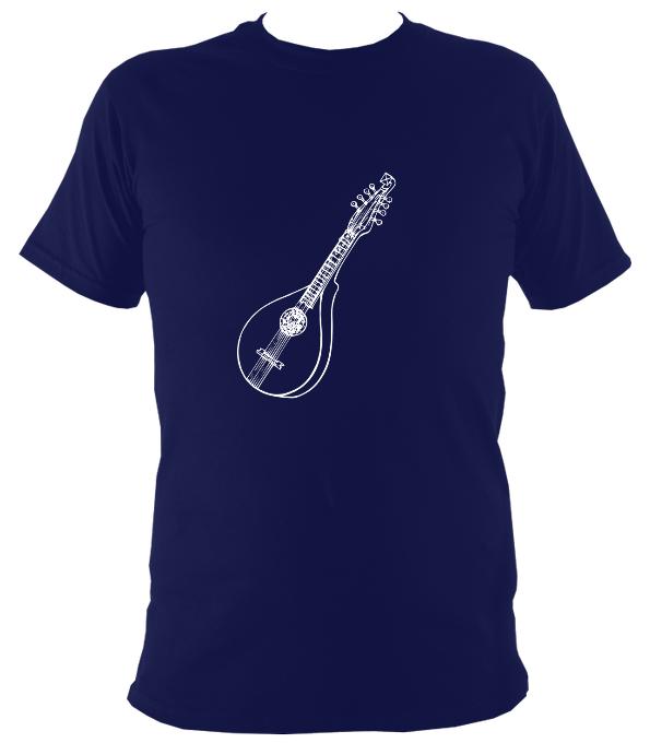 Mandolin T-Shirt - T-shirt - Navy - Mudchutney
