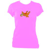 update alt-text with template Dare Bear Fitted T-Shirt - T-shirt - Azalea - Mudchutney