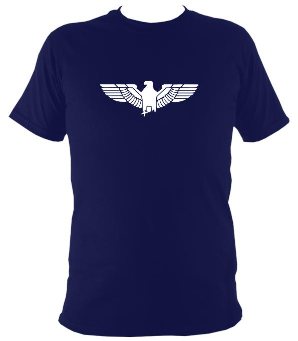 Eagle Emblem T-Shirt - T-shirt - Navy - Mudchutney