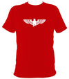 Eagle Emblem T-Shirt - T-shirt - Red - Mudchutney