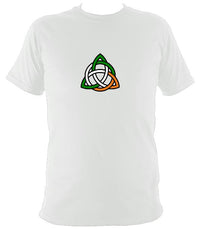 Irish Coloured Celtic Knot T-shirt - T-shirt - White - Mudchutney