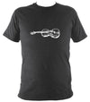 Fiddle Sketch T-Shirt - T-shirt - Dark Heather - Mudchutney