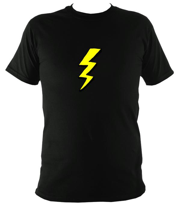 Lightening Bolt T-Shirt - T-shirt - Black - Mudchutney