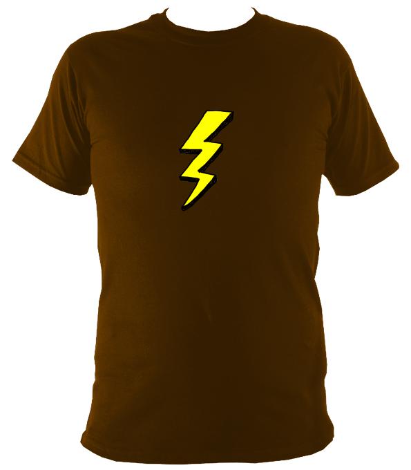 Lightening Bolt T-Shirt - T-shirt - Dark Chocolate - Mudchutney