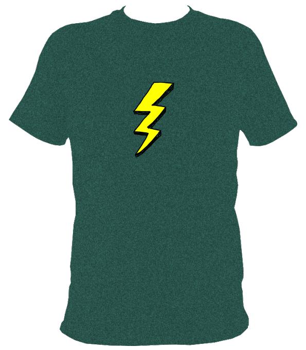 Lightening Bolt T-Shirt - T-shirt - Midnight - Mudchutney
