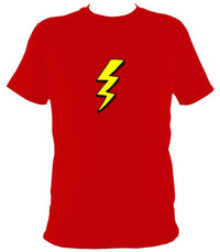 Lightening Bolt T-Shirt - T-shirt - Red - Mudchutney
