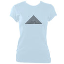 update alt-text with template Labrynth Fitted T-Shirt - T-shirt - Light Blue - Mudchutney