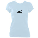 update alt-text with template Crocodile Fitted T-shirt - T-shirt - Light Blue - Mudchutney