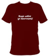 Speak to me in Cornish T-Shirt - T-shirt - Maroon - Mudchutney