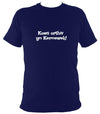 Speak to me in Cornish T-Shirt - T-shirt - Navy - Mudchutney
