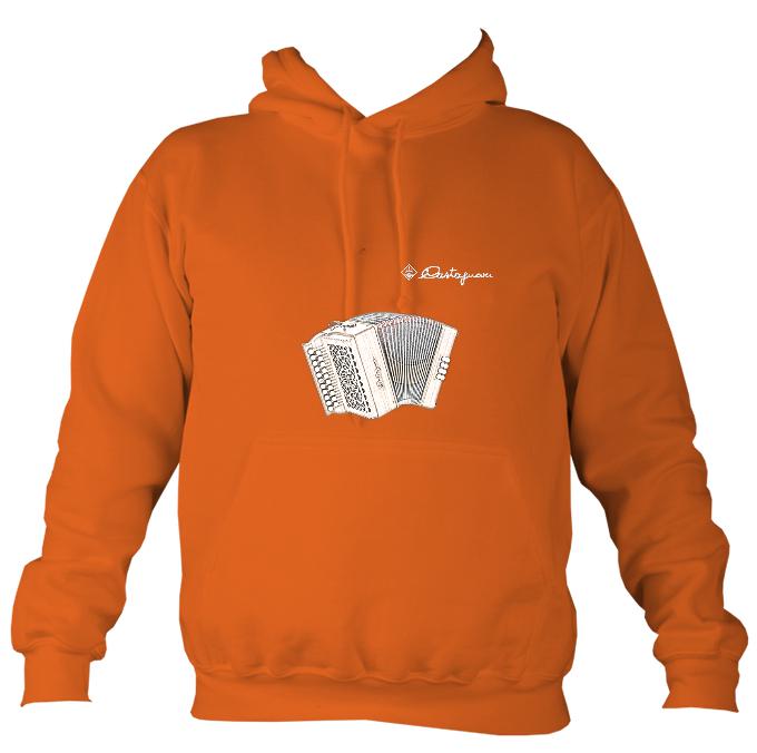 Castagnari Tommy Melodeon Hoodie-Hoodie-Burnt orange-Mudchutney