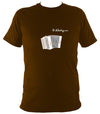 Castagnari Lilly Melodeon T-Shirt - T-shirt - Dark Chocolate - Mudchutney