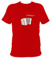 Castagnari Lilly Melodeon T-Shirt - T-shirt - Red - Mudchutney