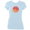update alt-text with template Red Illusion Fitted T-Shirt - T-shirt - Light Blue - Mudchutney