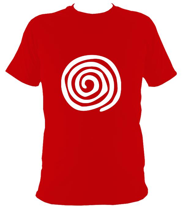 Spiral T-Shirt - T-shirt - Red - Mudchutney