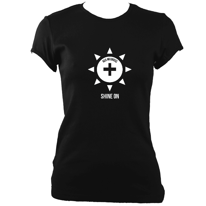 Reg Meuross "Shine On" Ladies Fitted T-shirt