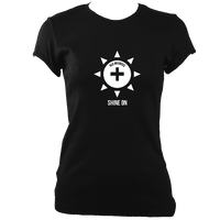 Reg Meuross "Shine On" Ladies Fitted T-shirt