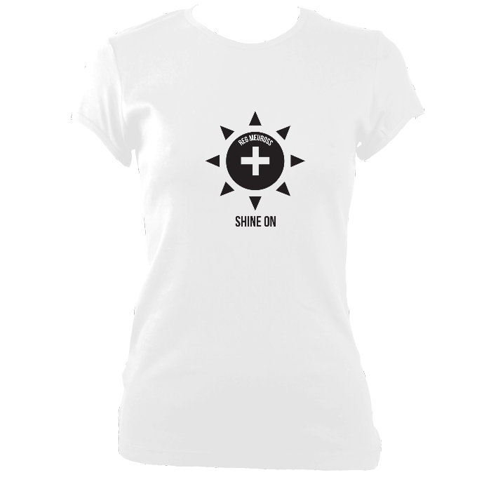 Reg Meuross "Shine On" Ladies Fitted T-shirt