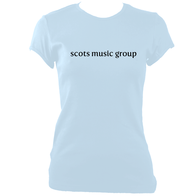 Scots Music Group "Long Logo" Womens Fitted T-shirt