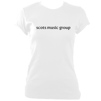 Scots Music Group "Long Logo" Womens Fitted T-shirt