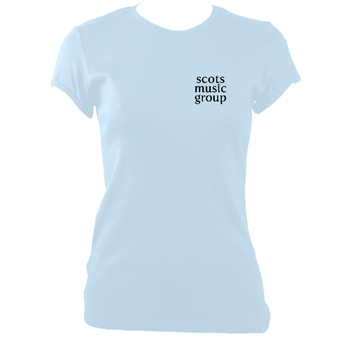 Scots Music Group "Small Logo" Womens Fitted T-shirt