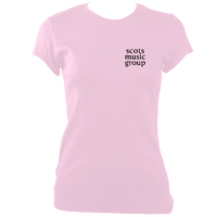 Scots Music Group "Small Logo" Womens Fitted T-shirt