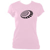 update alt-text with template Spiral Blocks Ladies Fitted T-shirt - T-shirt - Light Pink - Mudchutney
