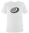 Spiral Blocks T-shirt - T-shirt - White - Mudchutney