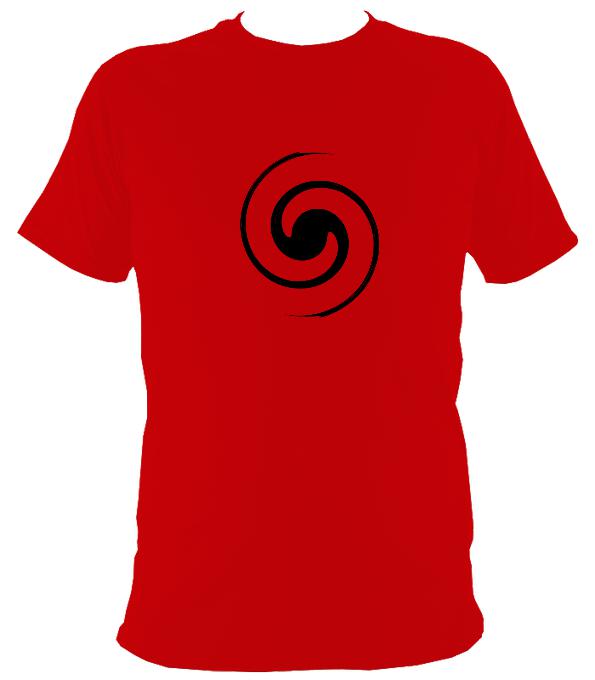 Spiral T-shirt - T-shirt - Red - Mudchutney