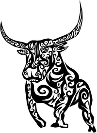 Tribal Bull T-shirt - T-shirt - - Mudchutney