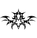 update alt-text with template Tribal Tattoo Ladies Fitted T-shirt - T-shirt - Black - Mudchutney