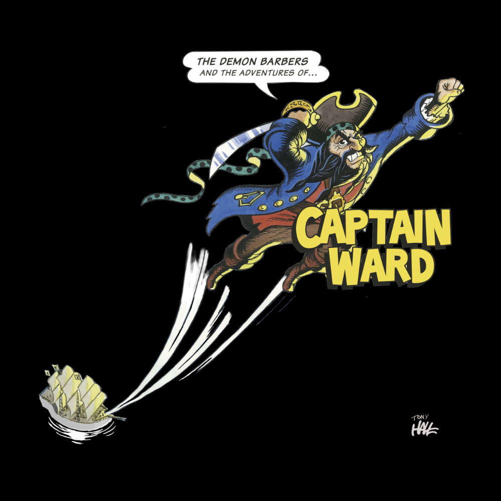 The Demon Barbers "Captain Ward" T-shirt
