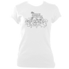 The Demon Barbers XL Ladies Fitted T-shirt