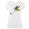 The Demon Barbers "Captain Ward" Ladies Fitted T-shirt
