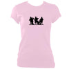update alt-text with template Three Fiddlers Ladies Fitted T-shirt - T-shirt - Light Pink - Mudchutney