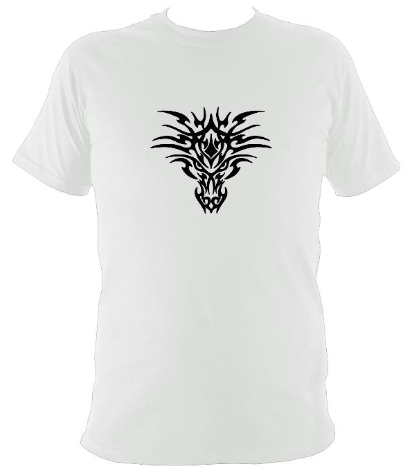 Tribal Dragon Tattoo T-shirt - T-shirt - White - Mudchutney