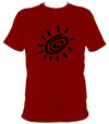 Tribal Eye T-shirt - T-shirt - Cardinal Red - Mudchutney