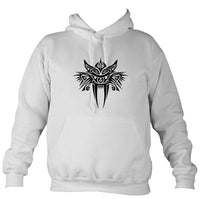 Tribal Sabre Tooth Hoodie-Hoodie-Ash-Mudchutney