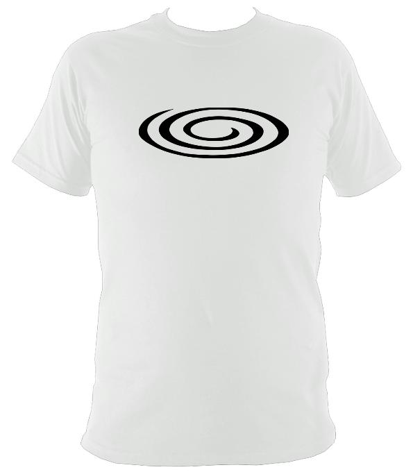 Flattened Spiral T-shirt - T-shirt - White - Mudchutney