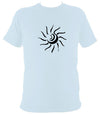 Tribal Sun T-shirt - T-shirt - Light Blue - Mudchutney