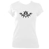 update alt-text with template Tribal Tattoo Ladies Fitted T-shirt - T-shirt - White - Mudchutney